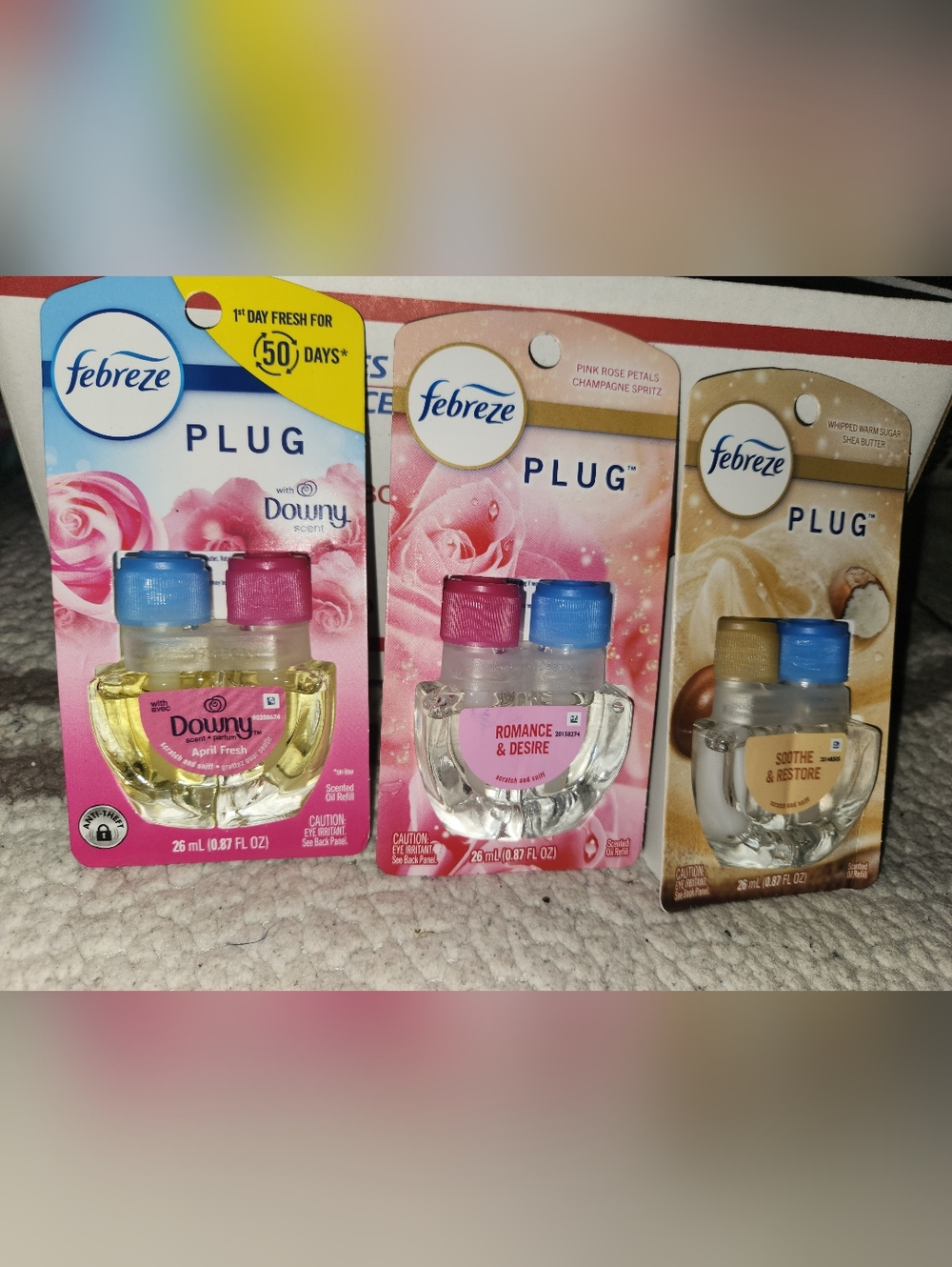 Febreze Plug Romance & Desire Pink Scented Oil Refill